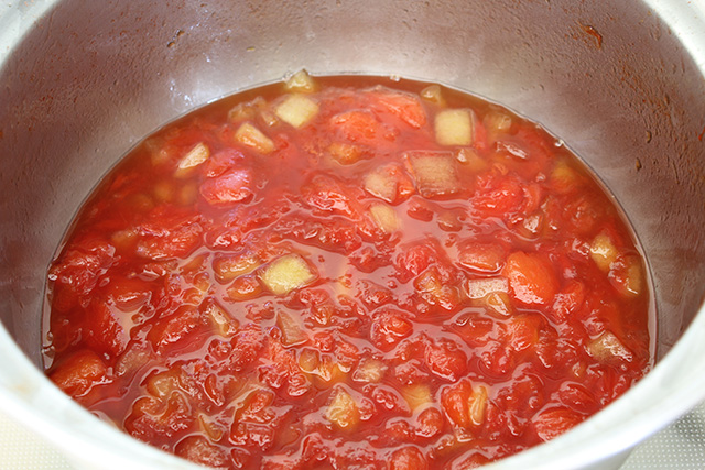 水分がかなり無くなり、スイカがペースト状になっている